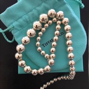 Tiffany & Co. Graduated Bead Necklace - Silver